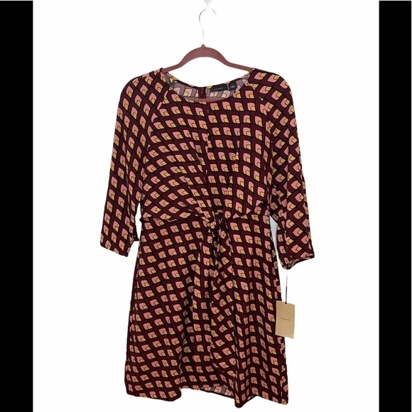 Halogen front tie dress, small - Picture 2 of 7